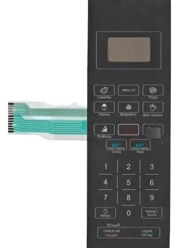 Membrana Teclado Microodas Philco Pmo28e Pmo 28 Eb Espelhado MercadoLivre