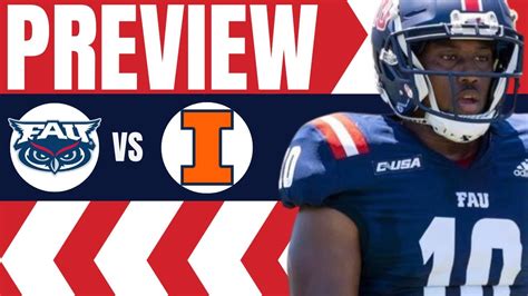 Inside The Burrow 2023 Episode 7 Fau Owls Vs Illinois Preview With