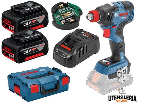 Avvitatore A Massa Battente A Batteria Bosch Gdx V C In Kit