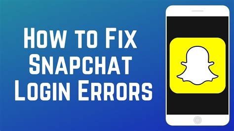 How To Fix Snapchat Login Errors “try Again Later” And “could Not Connect” Youtube