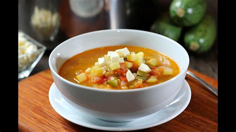 Sopa De Calabacitas Con Elote Receta F Cil Y Econ Mica Youtube