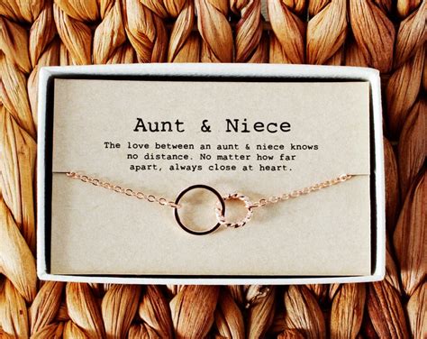 Aunt Niece Bracelet Aunt Niece T Aunt Niece Jewelry Aunt Etsy