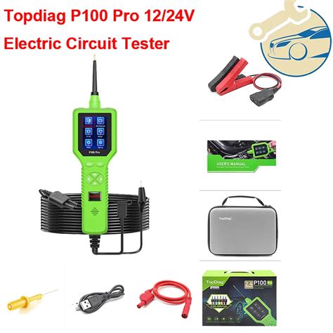 TopDiag Esc Ner P100 Pro Para Coche Y Cami N Probador De Circuito El