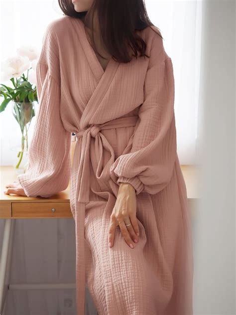 Robe De Chambre Coton Femme Mes Doux Habits