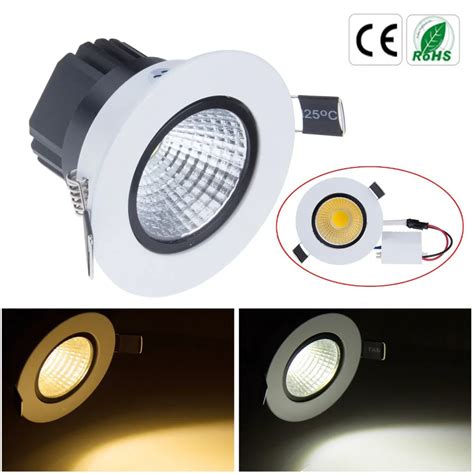 Bright Dimmable Led Downlight Cob Ceiling Spot Lights W W W W W