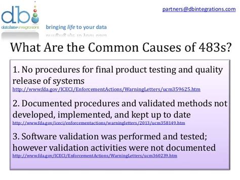 How To Avoid An Fda Form 483 Warning Letter