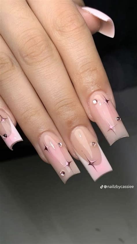 Pin By Bry D On Nailed It In Gel Nails Pink Nails Squoval Nails