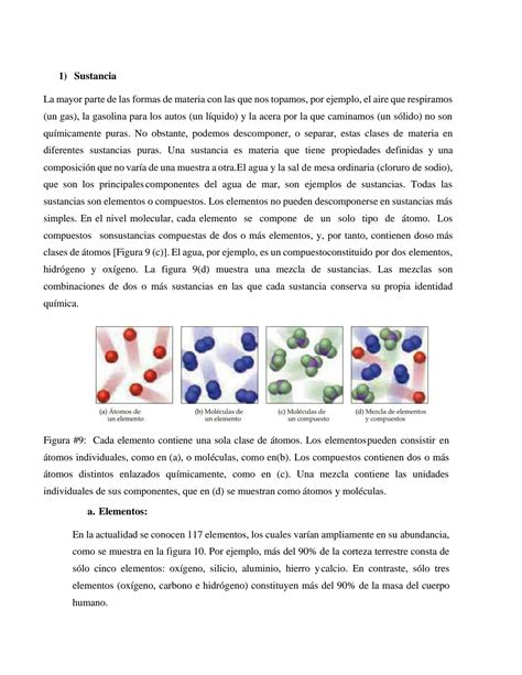 Solution Clasificaci N De La Materia Studypool