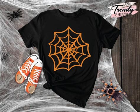 Halloween Shirt Spider Web Halloween Shirt Spider Shirt Funny