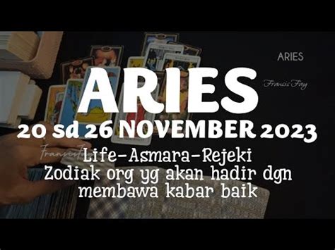 Zodiak Aries Situasi Tgl Sd November Hari Kedepan