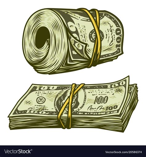 Real Money Illustrations Royaltyfree Vector Graphics Clipart Of Green