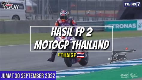 Hasil Motogp Hari Ini Hasil Latihan Bebas Gp Thailand Fp