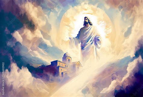 Heaven God Holy Church Bethlehem Illustration Landscape Art Pathway