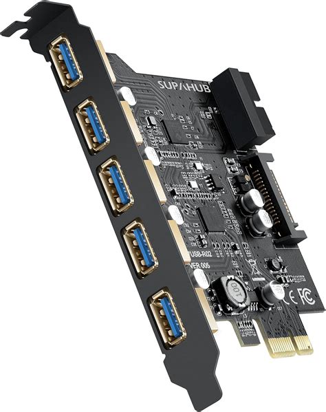 Supahub Carte Pci E Vers Usb Ports Usb Carte Pci Express