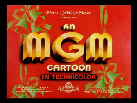 An MGM Cartoon (1939-1943) | Metro goldwyn mayer logo, Metro goldwyn mayer, The night before ...