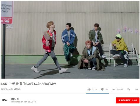 IKON Indonesia CLOSE On Twitter LOVE SCENARIO Reach 10M Views