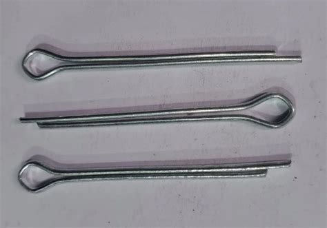 Silver Polished Stainless Steel Split Pin Diameter Mm Size Mm