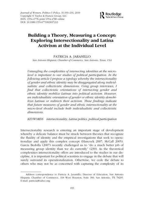 Pdf Building A Theory Measuring A Concept Exploring