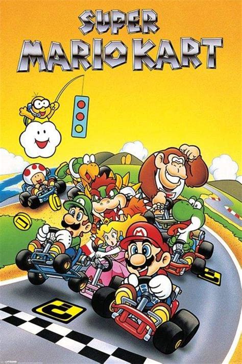 Repop Ts Super Mario Kart Poster