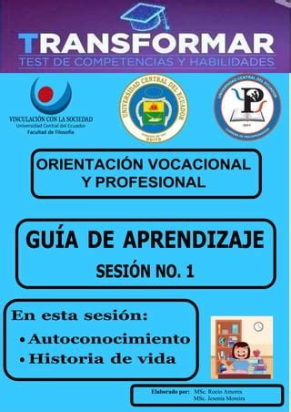 ORIENTACIÓN VOCACIONAL Y PROFESIONAL PDF