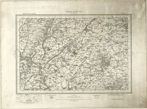 1890 Collection - Church Stretton Ordnance Survey Map | I Love Maps