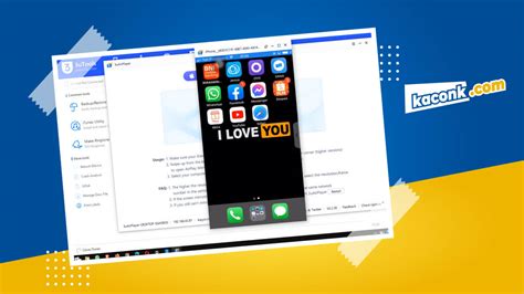 Cara Menampilkan Layar IPhone Ke Laptop Dengan 3uTools Kaconk