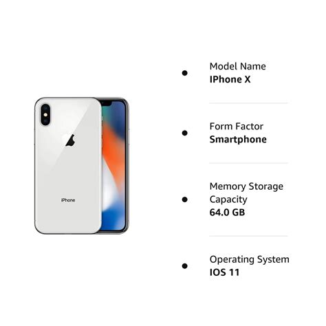 Apple Iphone X 64gb Silver