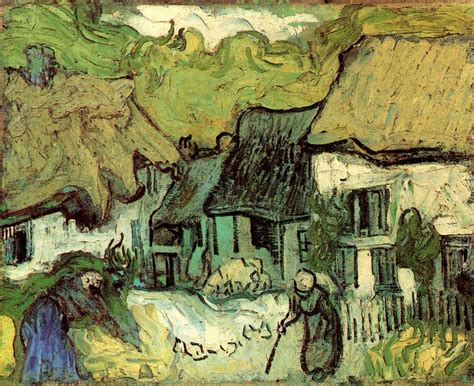 Thatched Cottages In Jorgus Vincent Van Gogh Wikiart Org