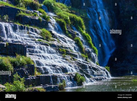 pongour waterfall Vietnam Stock Photo - Alamy