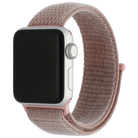 Cinturino Nylon Sport Loop Per Apple Watch Rosa Rosa