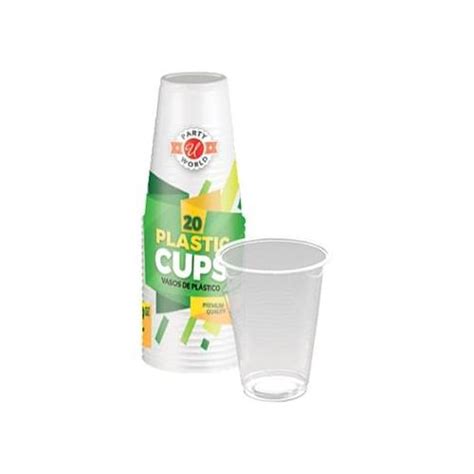 Wholesale 20CT 12OZ CLEAR PLASTIC CUPS - GLW