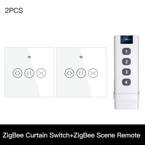 Interrupteur ZigBee Interrupteur Tactile RF Intelligent Pour Rideaux