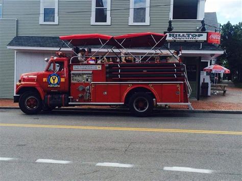 This Ex Fire Engine Is Being Used As A Tour Ride In Portland Maine