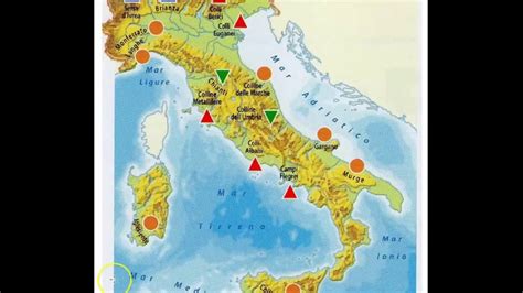 Geografia Le Colline D Italia YouTube