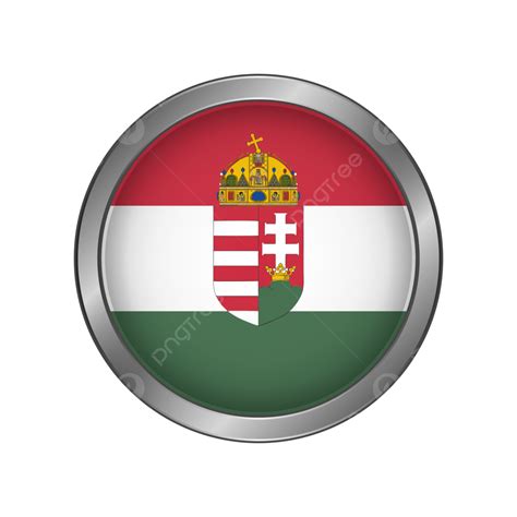 Hungarian Flag Crest