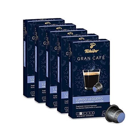 Tchibo Gran Café Lungo Leggero Nespresso kompatible Kapseln 50