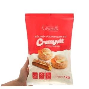 Bột trộn sẵn nhân su kem Cremyvit Puratos 1KG Shopee Việt Nam