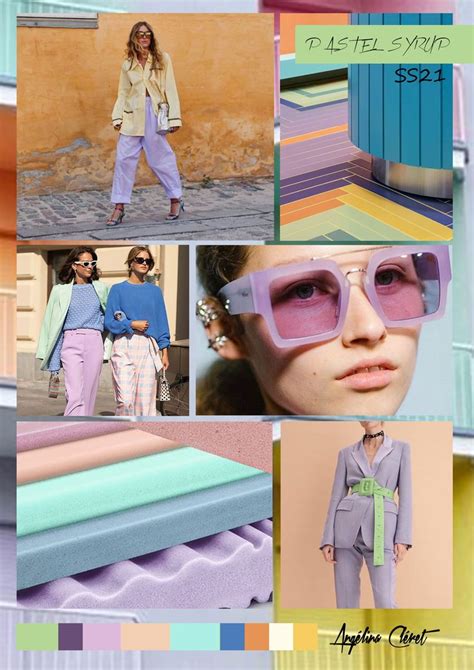 PASTEL SYRUP SS21 Fashion Trend Colors by Angélina Cléret Color