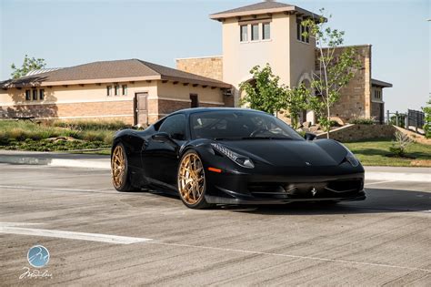 Ferrari 458 Spider Matte Black