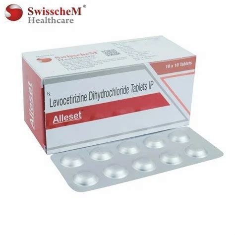 Alleset 10 Tab Levocetirizine 10 Mg Tablets For Hospital At Rs 750box