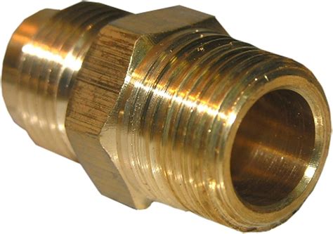 Lasco 17 4831 3 8 Inch Flare By 3 8 Inch Male Pipe Thread Brass Adapter