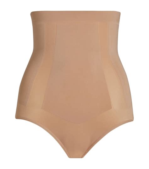 Womens Spanx Nude Oncore High Waist Shaping Briefs Firm Control