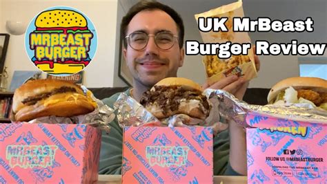 Ranking Uk Mrbeast Burger Menu Items Harry Reviews Youtube