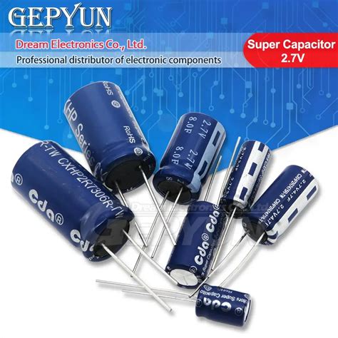 Pcs Super Capacitor Farad Capacitor V F F F F F F F