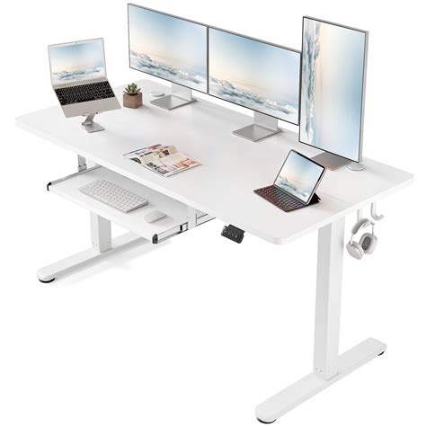 Fezibo Ergo Computer Workstation X Adjustable Electric Sit Stand