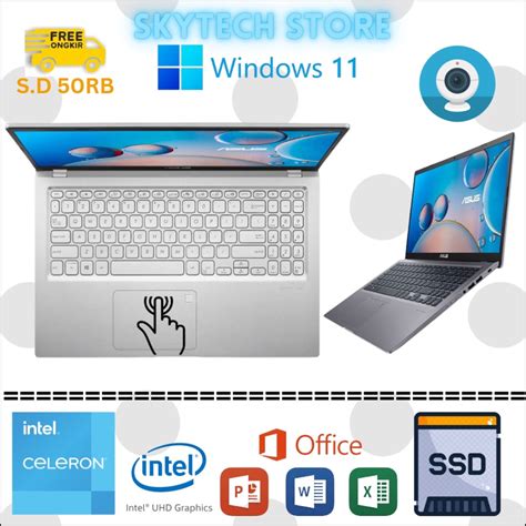 Jual ASUS VIVOBOOK A516KA INTEL N4500 RAM8GB SSD256GB 15 6HD WINDOWS 11