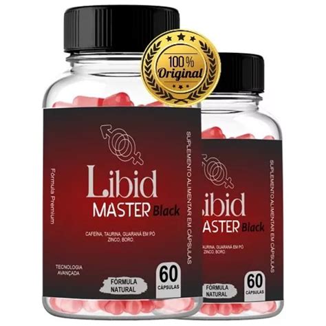 2 Libid Master Black 60 Caps Formula Avançada Envio Full Parcelamento Sem Juros