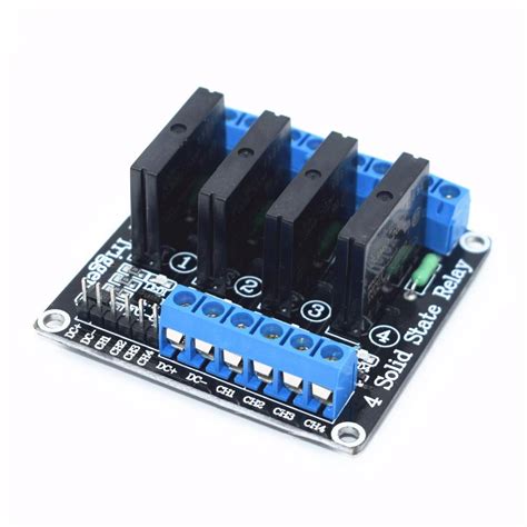 Tenstar Robot Channel V Dc Relay Module Solid State Low Level Ssr