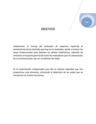 Analizador De Espectros PDF