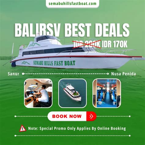 Semabu Hills Fast Boat By Bali Rsv Fast Boat Ticket To Nusa Penida